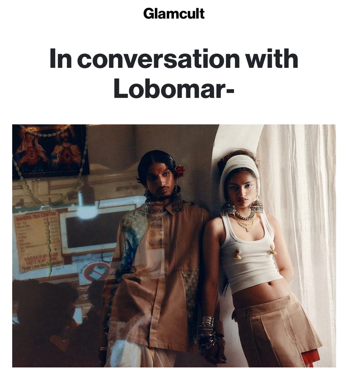 Glamcult interview feature with LOBOMAR
